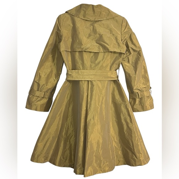 BURBERRY LONDON McKayla Trench Coat Gold/Tan Size 6R UK, 4 US - Picture 5 of 16
